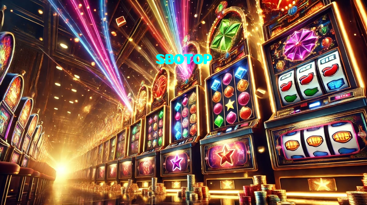 SBOTOP casino presented on mobile device in Pakistan with slots and live games